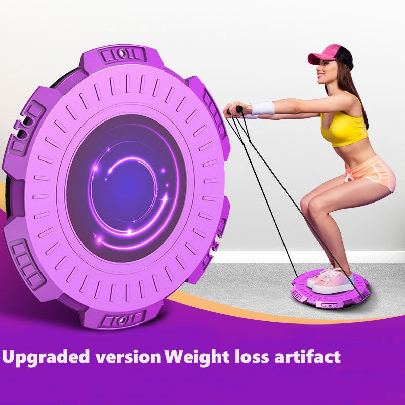 Plateau Tournant Fitness – Disque de Torsion pour Taille & Jambes