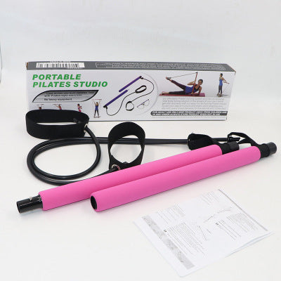 Barre Pilates Yoga & Crossfit avec Bandes de Résistance