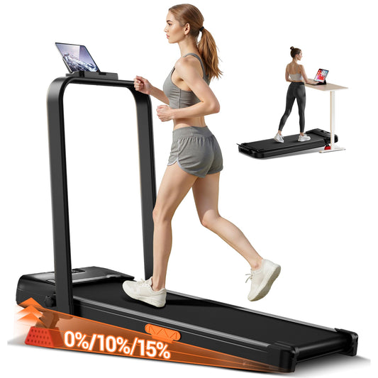 Tapis de Course Pliable CURSOR — Inclinable 15%, Moteur Silencieux, 136 kg