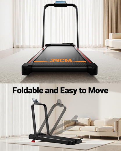 Tapis de Course Pliable CURSOR — Inclinable 15%, Moteur Silencieux, 136 kg