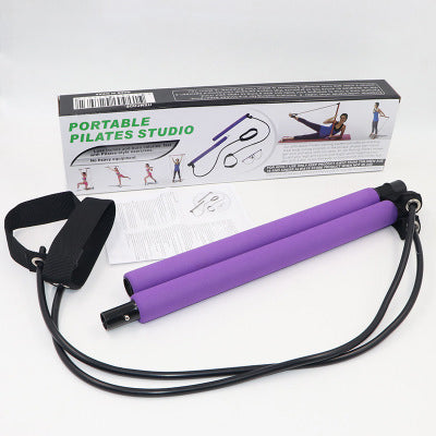 Barre Pilates Yoga & Crossfit avec Bandes de Résistance