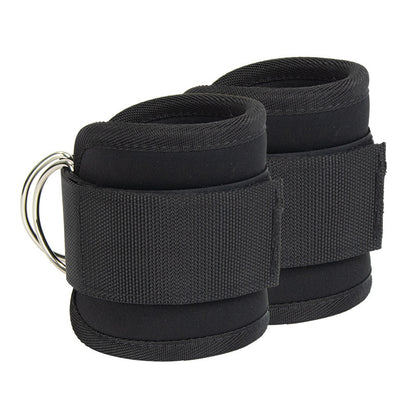 Sangles de Cheville Fitness Réglables avec Anneau en D