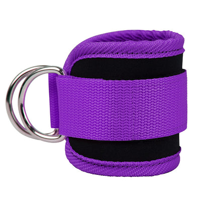 Sangles de Cheville Fitness Réglables avec Anneau en D