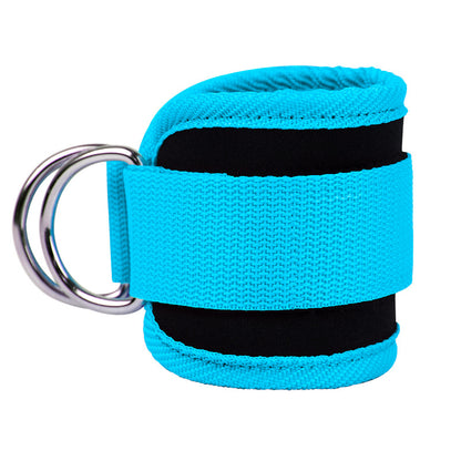 Sangles de Cheville Fitness Réglables avec Anneau en D
