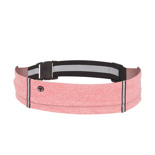 Ceinture de Sport Réfléchissante avec Poche Zippée