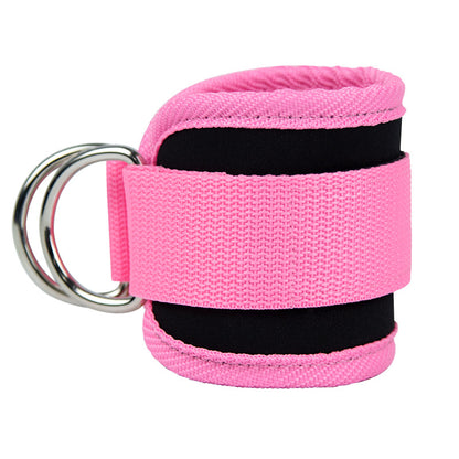 Sangles de Cheville Fitness Réglables avec Anneau en D