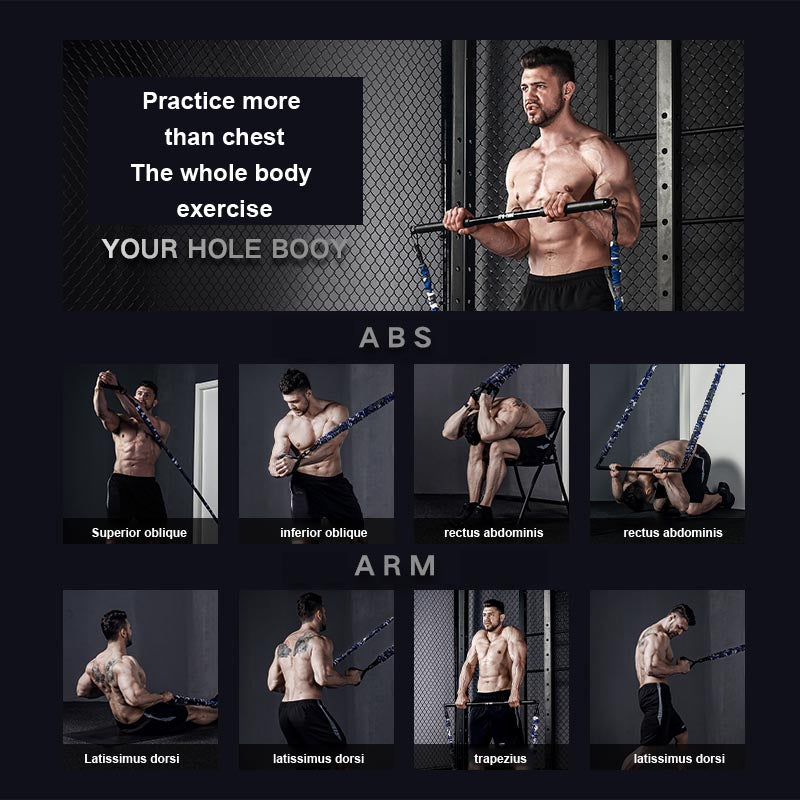 Set Expandeur Pectoraux & Musculation – Élastiques de Résistance