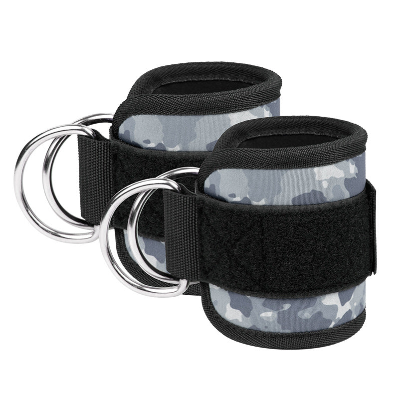 Sangles de Cheville Fitness Réglables avec Anneau en D